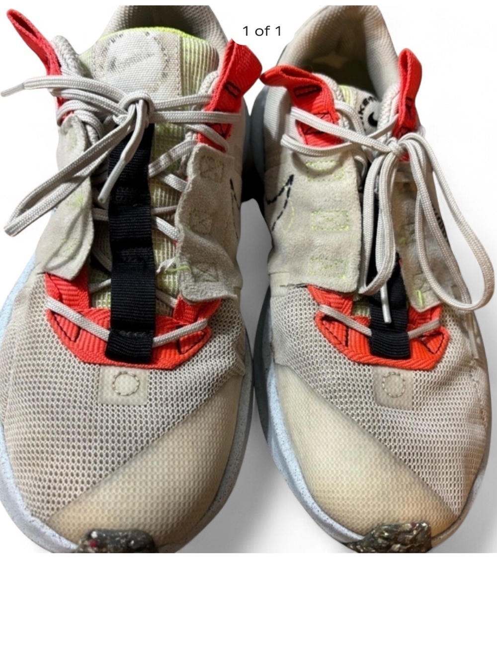 Nike Crater Impact size 7 Youth khaki, gray, black,green,orange